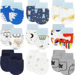 ONESING 6-20 Pairs Baby Mittens Baby Gloves No Scratch 0-6 Months Baby Essentials Mittens for Newborn Baby Boys Girls